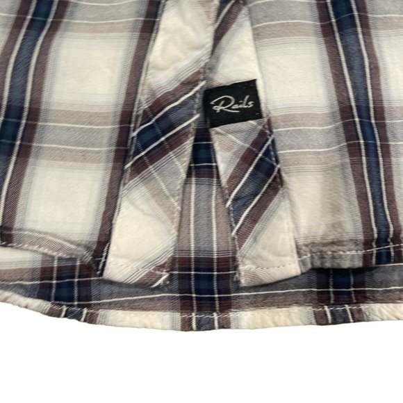 Rails Women's Lightweight Plaid Button Down, Size Small - Picture 4 of 12